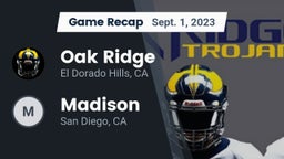 Recap: Oak Ridge  vs. Madison  2023