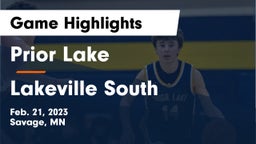 Prior Lake  vs Lakeville South  Game Highlights - Feb. 21, 2023