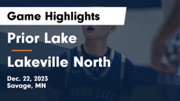 Prior Lake  vs Lakeville North  Game Highlights - Dec. 22, 2023