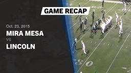 Recap: Mira Mesa  vs. Lincoln  2015