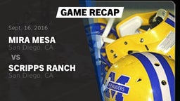Recap: Mira Mesa  vs. Scripps Ranch  2016