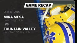 Recap: Mira Mesa  vs. Fountain Valley  2016