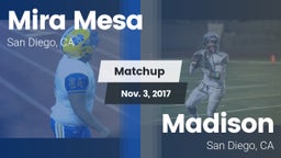 Matchup: Mira Mesa High vs. Madison  2017