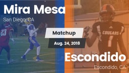 Matchup: Mira Mesa High vs. Escondido  2018