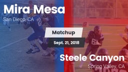 Matchup: Mira Mesa High vs. Steele Canyon  2018