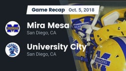 Recap: Mira Mesa  vs. University City  2018