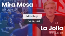 Matchup: Mira Mesa High vs. La Jolla  2018