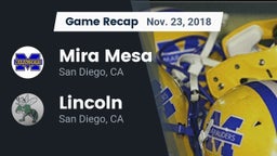 Recap: Mira Mesa  vs. Lincoln  2018