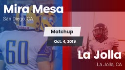 Matchup: Mira Mesa High vs. La Jolla  2019