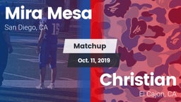 Matchup: Mira Mesa High vs. Christian  2019