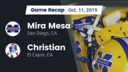 Recap: Mira Mesa  vs. Christian  2019