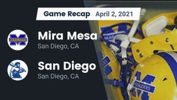 Recap: Mira Mesa  vs. San Diego  2021