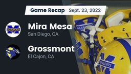 Recap: Mira Mesa  vs. Grossmont  2022