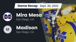 Recap: Mira Mesa  vs. Madison  2022