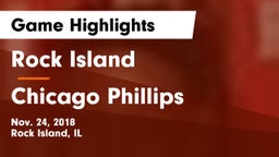 Rock Island  vs Chicago Phillips Game Highlights - Nov. 24, 2018