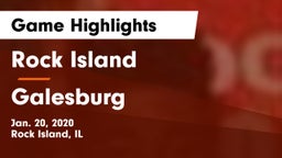 Rock Island  vs Galesburg  Game Highlights - Jan. 20, 2020