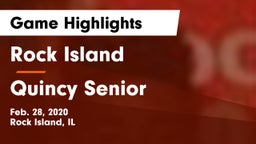 Rock Island  vs Quincy Senior  Game Highlights - Feb. 28, 2020