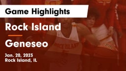 Rock Island  vs Geneseo  Game Highlights - Jan. 20, 2023