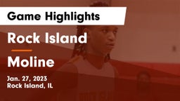 Rock Island  vs Moline  Game Highlights - Jan. 27, 2023