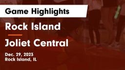 Rock Island  vs Joliet Central  Game Highlights - Dec. 29, 2023