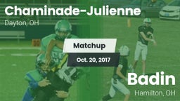 Matchup: Chaminade-Julienne vs. Badin  2017