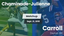 Matchup: Chaminade-Julienne vs. Carroll  2018