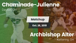 Matchup: Chaminade-Julienne vs. Archbishop Alter  2018