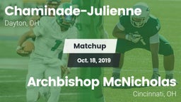 Matchup: Chaminade-Julienne vs. Archbishop McNicholas  2019