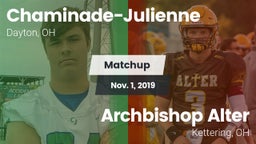 Matchup: Chaminade-Julienne vs. Archbishop Alter  2019