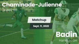 Matchup: Chaminade-Julienne vs. Badin  2020