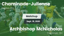 Matchup: Chaminade-Julienne vs. Archbishop McNicholas  2020