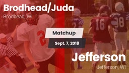 Matchup: Brodhead/Juda High vs. Jefferson  2018