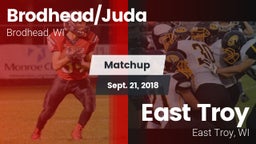 Matchup: Brodhead/Juda High vs. East Troy  2018