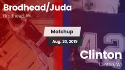 Matchup: Brodhead/Juda High vs. Clinton  2019