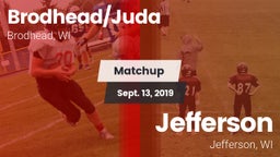 Matchup: Brodhead/Juda High vs. Jefferson  2019