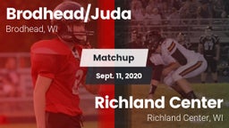 Matchup: Brodhead/Juda High vs. Richland Center  2020