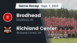 Recap: Brodhead  vs. Richland Center  2023