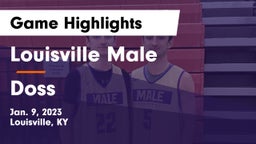 Louisville Male  vs Doss  Game Highlights - Jan. 9, 2023