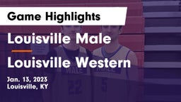 Louisville Male  vs Louisville Western Game Highlights - Jan. 13, 2023