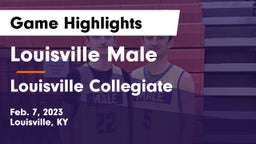 Louisville Male  vs Louisville Collegiate Game Highlights - Feb. 7, 2023
