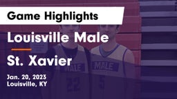 Louisville Male  vs St. Xavier  Game Highlights - Jan. 20, 2023