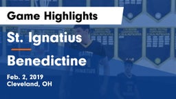 St. Ignatius  vs Benedictine  Game Highlights - Feb. 2, 2019