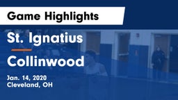 St. Ignatius  vs Collinwood Game Highlights - Jan. 14, 2020