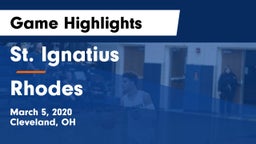 St. Ignatius  vs Rhodes  Game Highlights - March 5, 2020
