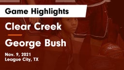 Clear Creek  vs George Bush  Game Highlights - Nov. 9, 2021