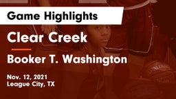 Clear Creek  vs Booker T. Washington  Game Highlights - Nov. 12, 2021