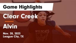 Clear Creek  vs Alvin Game Highlights - Nov. 28, 2023