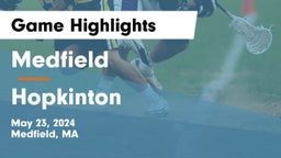 Medfield  vs Hopkinton  Game Highlights - May 23, 2024