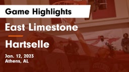 East Limestone  vs Hartselle  Game Highlights - Jan. 12, 2023
