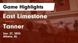East Limestone  vs Tanner  Game Highlights - Jan. 27, 2024